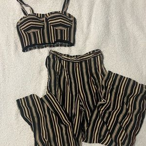 Striped Two Piece Set